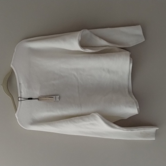 XL Tahari Long Sleeved White Blouse - Picture 2 of 5